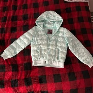 Kids blue puffer coat